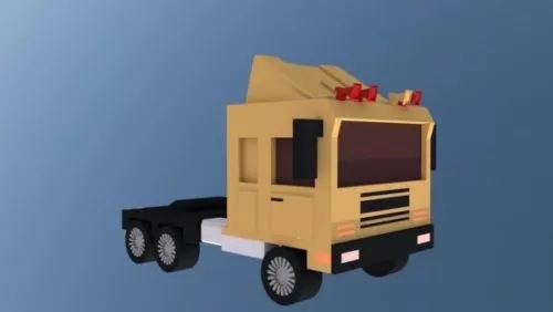 Iran Truck Ghanari 2017 3d model Iran Truck Ghanari 2017 3d model