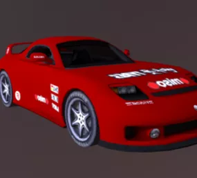 Car Tuned Sports 3d model