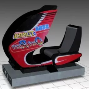 Turbo Outrun Arcade Machine 3d model