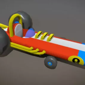 Turbo Terrific Car 3d model