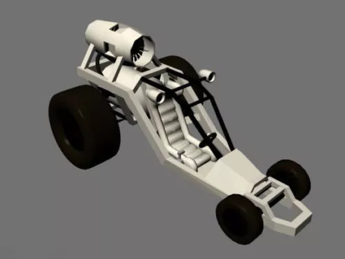 Turbo X Racing Car 3d model Turbo X Racing Car 3d model