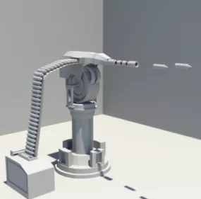 Turret Prop Weapon 3d model