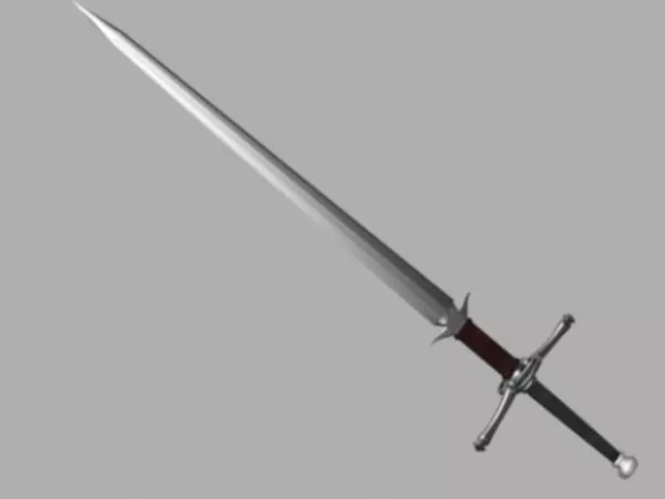 Handed Sword Weapon 3d model Handed Sword Weapon 3d model