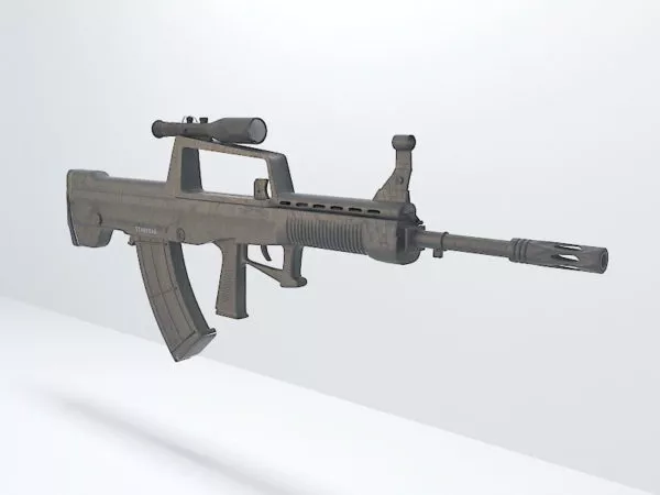 Bmg Rifle Gun 3d model