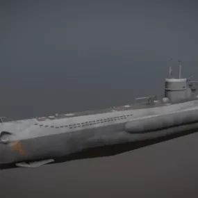 U557 Navy Ship 3d model