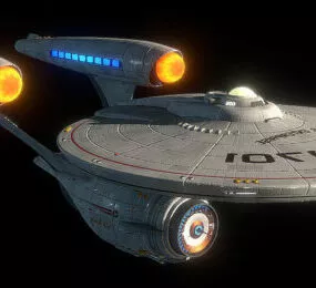 Uss Enterprise Spaceship Design 3d model
