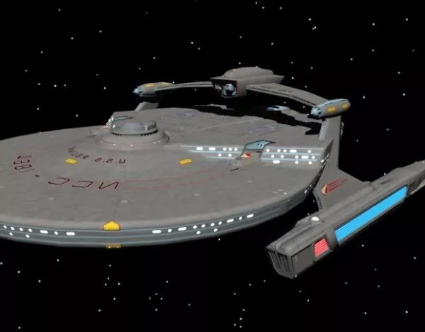 Dropship Futuristic Spacecraft 3d model