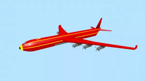 Xb70 Strategic Bomber 3d model