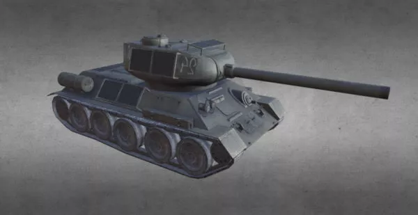 Russian T38 Amphibious Light Tank 3d model