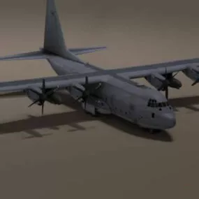 Us Aircraft C130 Hercules 3d model