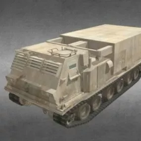 Us Military Truck Mlrs 3d model