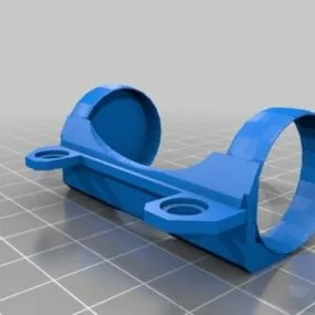 Usb Battery Mount Printable 3d model