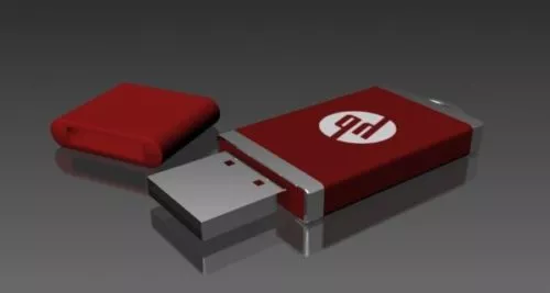 Hp Usb Drive 3d model Hp Usb Drive 3d model