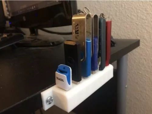 Usb Rack Printable 3d model Usb Rack Printable 3d model