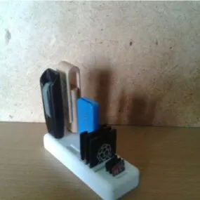 Usb Sd Organizer Printable 3d model