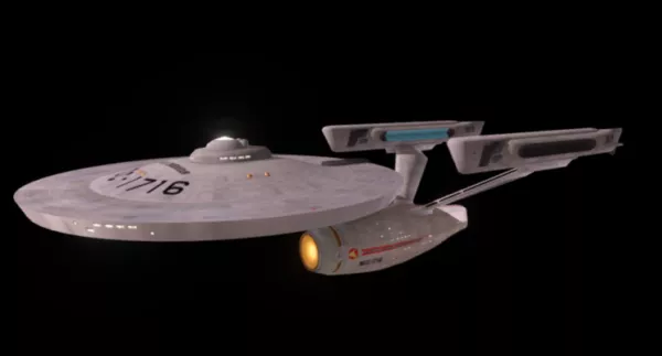 Uss Endeavour Sci-fi Spaceship 3d model Uss Endeavour Sci-fi Spaceship 3d model