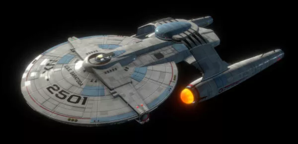 Scifi Rouge Spaceship 3d model