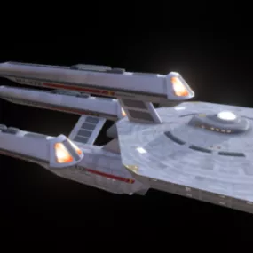 Star Empire Sci-fi Spaceship 3d model