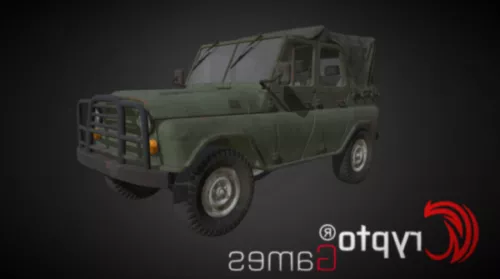 Rustic Concrete Mixer Truck 3d model