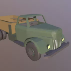 Lowpoly Ulziz Truck 3d model