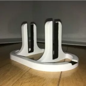 Printable Macbook /laptop Vertical Stand 3d model