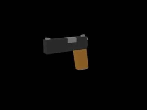 Weapon Colt Gun 3d model Weapon Colt Gun 3d model