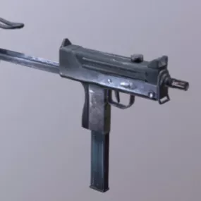 Uzi Gun 9mm 3d model