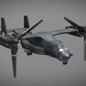 Usa V22 Osprey Aircraft 3d model