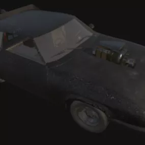 Car V8 Interceptor 3d model