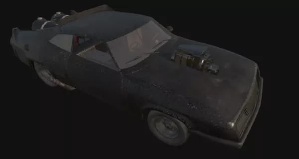 Car V8 Interceptor 3d model Car V8 Interceptor 3d model