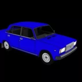 Vaz Sedan Car 2014 3d model