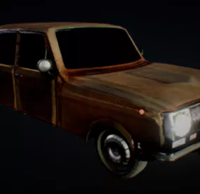 Volga Gaz Car Design 3d model
