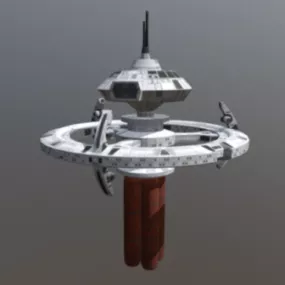 Vp512 Sci-fi Spaceship 3d model
