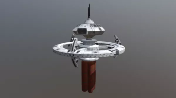 Dornier Spaceship Aircraft 3d model