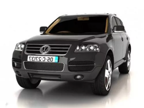 Vw Touareg Suv Car 3d model Vw Touareg Suv Car 3d model
