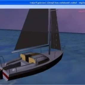 Vagabond Sailor Boat 3d model