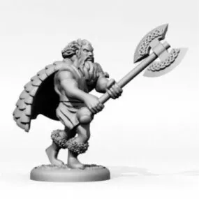 Valeb Axeman Game Characters 3d model