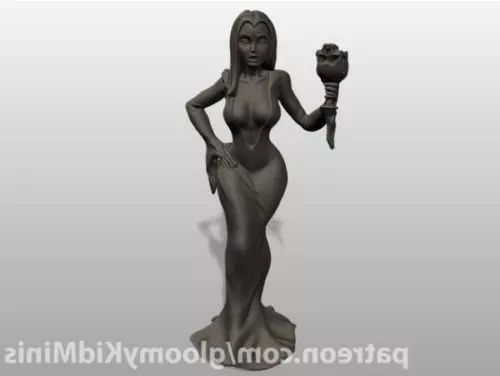 Vampire Girl Character Sculpt 3d model Vampire Girl Character Sculpt 3d model