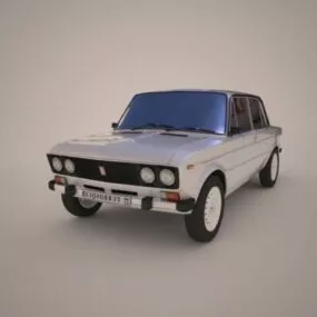 Vaz Car Model 2106 3d model