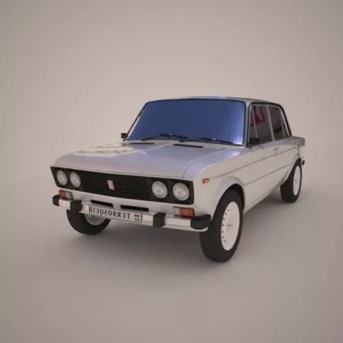 Vaz Car Model 2106 3d model Vaz Car Model 2106 3d model