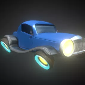 Vintage Vehicle Car Design 3d model