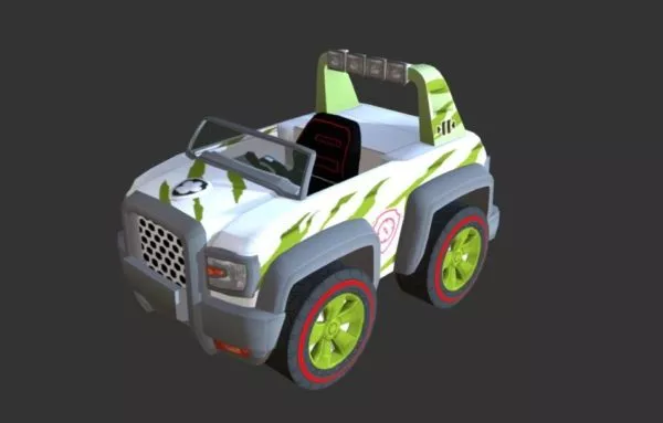 Gaming Vehicle Tracker 3d model Gaming Vehicle Tracker 3d model