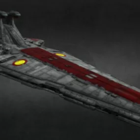 Venator Star Destroyer Spaceship 3d model