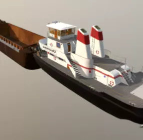 Veronique Transport Ship 3d model