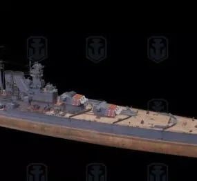Vladivostok Navy Cruiser Ship 3d model