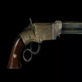 Volcanic Pistol Gun 3d model