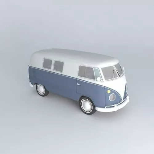 Vintage Bus Volkswagen Kombi 1967 Free 3d Model - .3dm, .3ds, .Dae ...