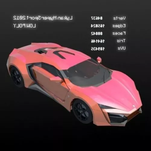 W Motors Sport Car 3d model W Motors Sport Car 3d model