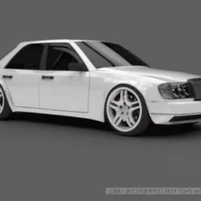 E500 Sedan Car 3d model