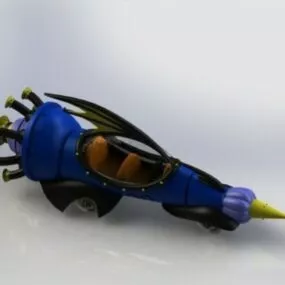 Wacky Race Car 3d model